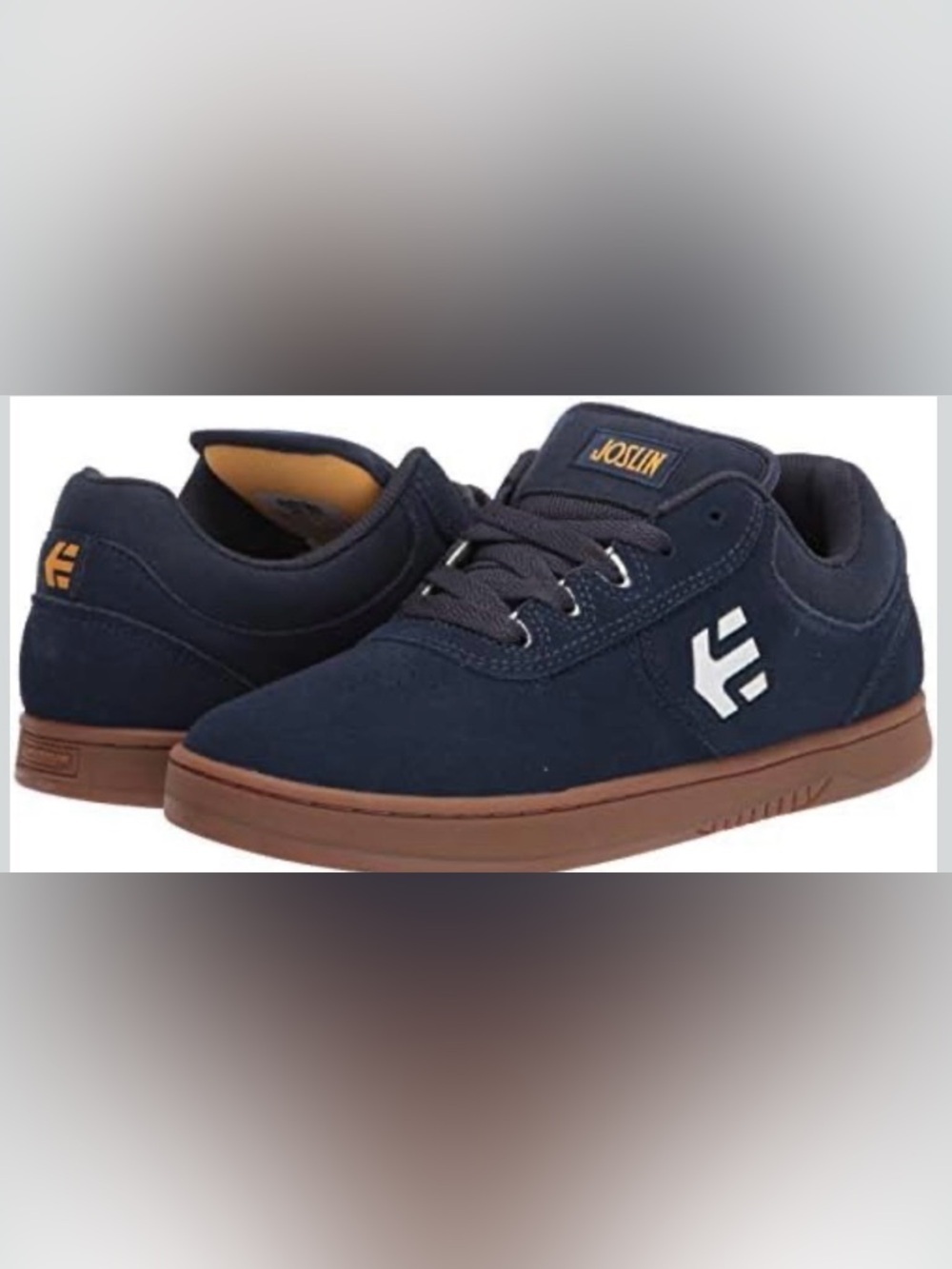 Etnies Navy Suede Sneakers